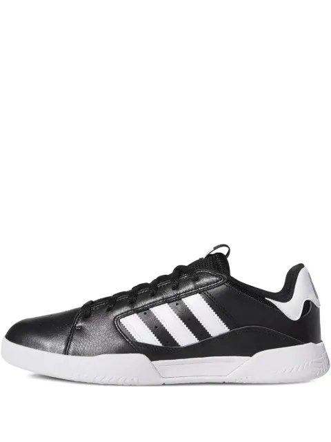 adidas leather striped-detail sneakers Black DB3176