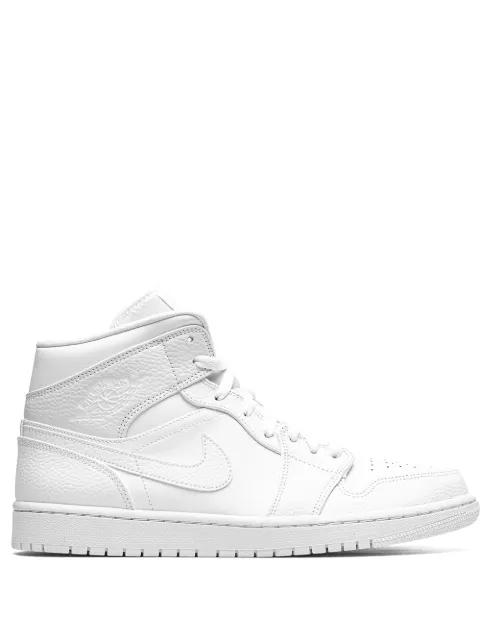 Nike Air Jordan 1 Mid "Triple White" sneakers White 554724