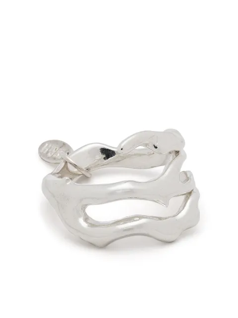 Wouters & Hendrix Voyages Naturalistes wide-band ring Silver RSC005S