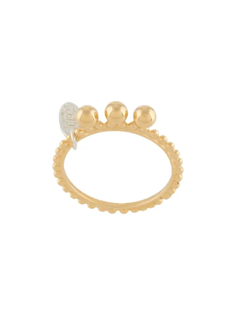 Wouters & Hendrix bauble-detail band ring Gold RSC046G