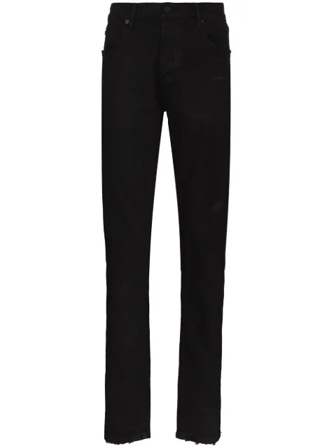 Purple Brand low-rise slim-fit jeans Black P001BLR