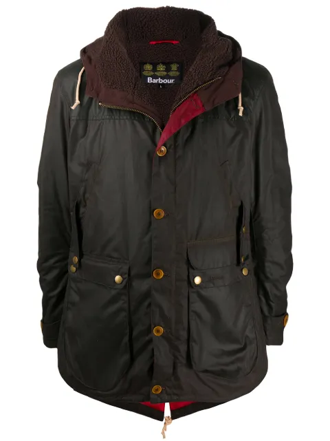 Barbour Game waxed parka jacket Brown MWX0698OL71