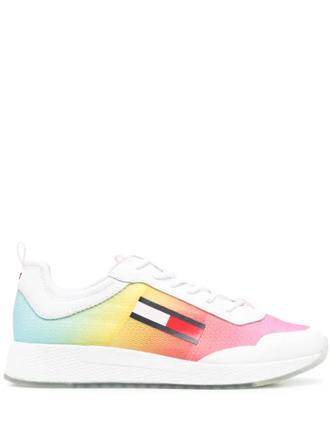 Tommy Hilfiger logo gradient-effect sneakers Pink EN0EN00938