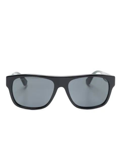 Gucci Eyewear logo-engraved sunglasses Black 519163J0070
