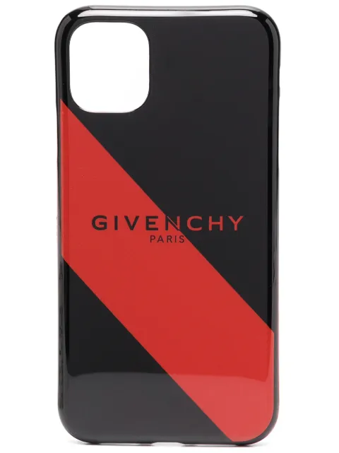 Givenchy logo-print iPhone XL case Black BK604QK119