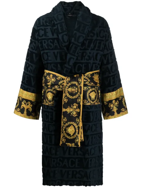 Versace I Love Baroque bathrobe Blue ZACJ00008ZCOSP052
