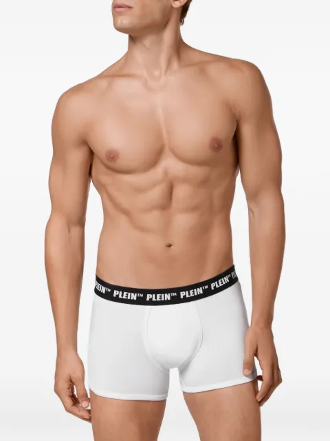 Philipp Plein logo-waistband boxers White PPOMUY0276PTE003N