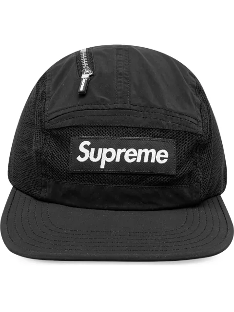 Supreme zip mesh camp cap Black SU9131