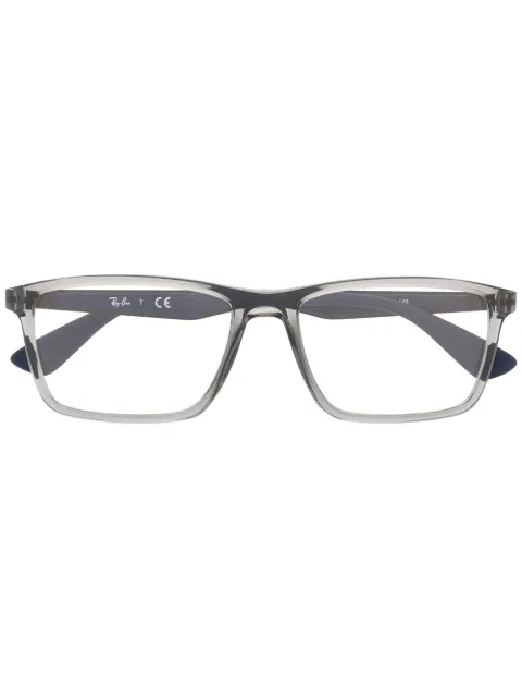 Ray-Ban square frame glasses Blue RB7056