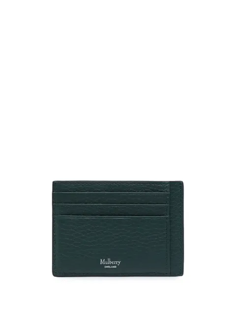 Mulberry rectangular leather cardholder Green RL6455736