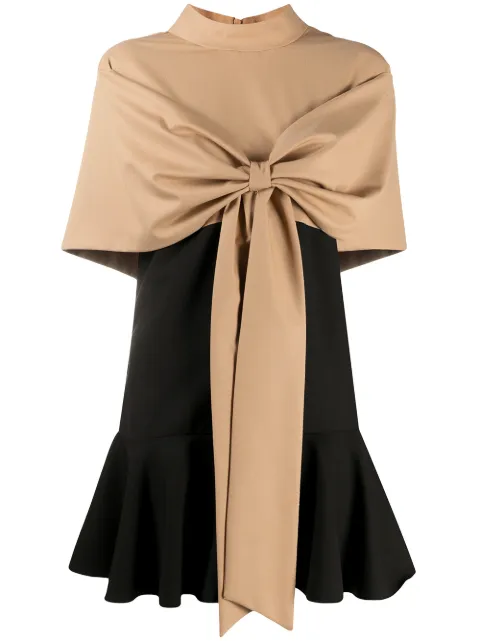 Atu Body Couture bow front dress Black ATFW2107
