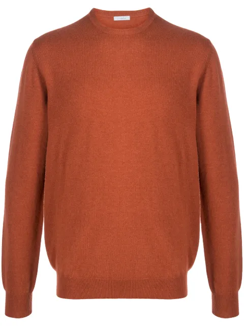 Malo crew neck cashmere jumper Orange UMA008F1K02