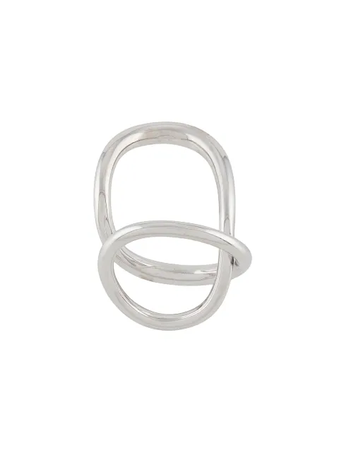Charlotte Chesnais Ribbon twist ring Silver 20BA033ARARGNT