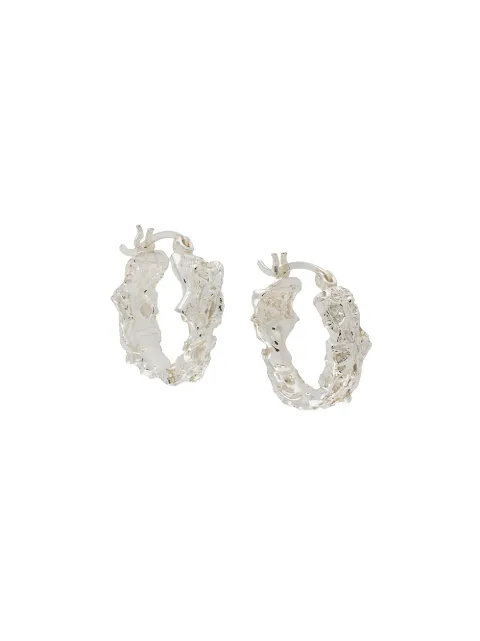 LOVENESS LEE small Rebutia hoop earrings Silver REBUTIASMALLHOOPEARRINGSSILVER