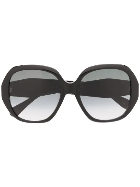 Gucci Eyewear oversized frame sunglasses Black GG0796S001