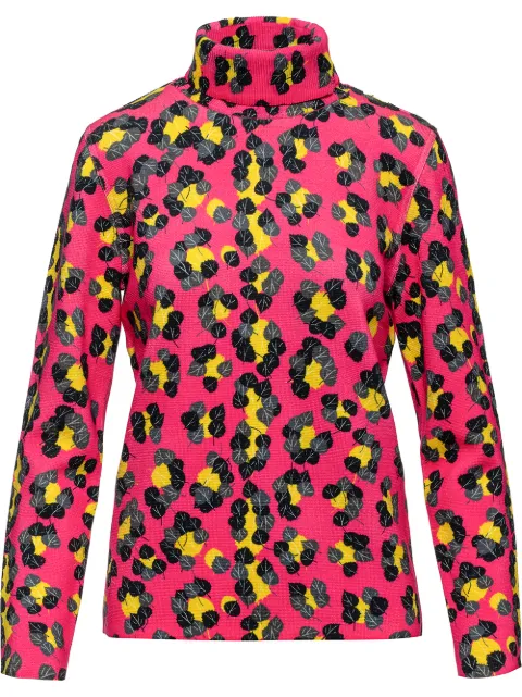 Aztech Mountain Matterhorn leopard-print jumper Pink AMW40036