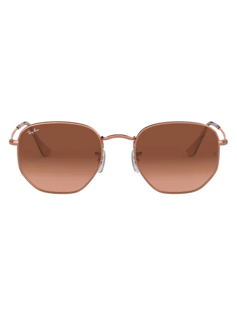 Ray-Ban hexagonal-frame sunglasses Pink RB3548N9069A5