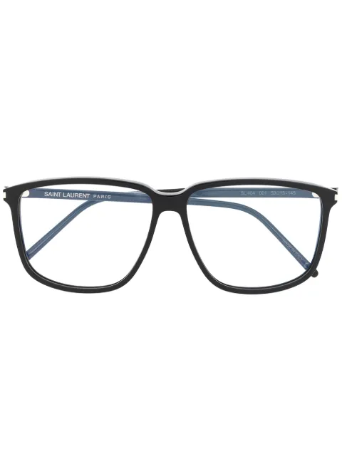 Saint Laurent Eyewear square optical glasses Black SL404