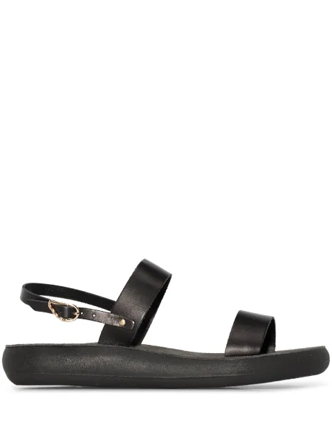 Ancient Greek Sandals Clio Comfort flat sandals Black CLIOCOMFORTNAPPARUBBER