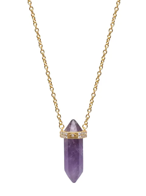 Nialaya Jewelry amethyst necklace Purple WNECK113