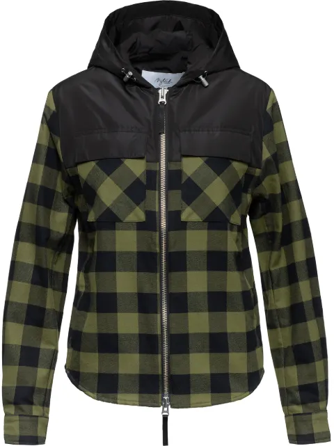 Aztech Mountain Loge Peak ski hoodie Green AMW40028