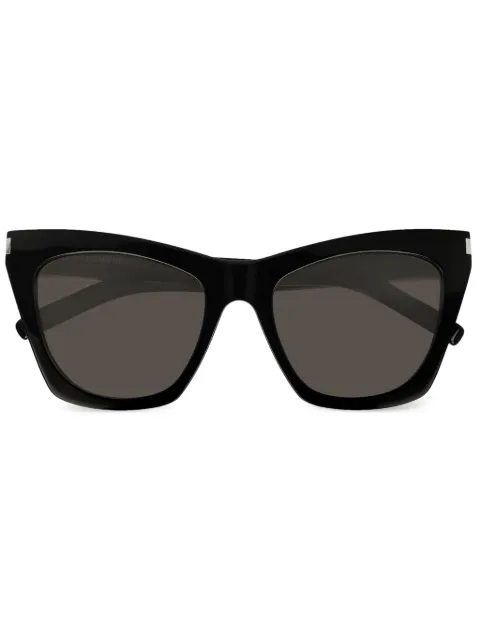 Saint Laurent Eyewear SL 214 Kate cat-eye sunglasses Black SL214KATE001THICK