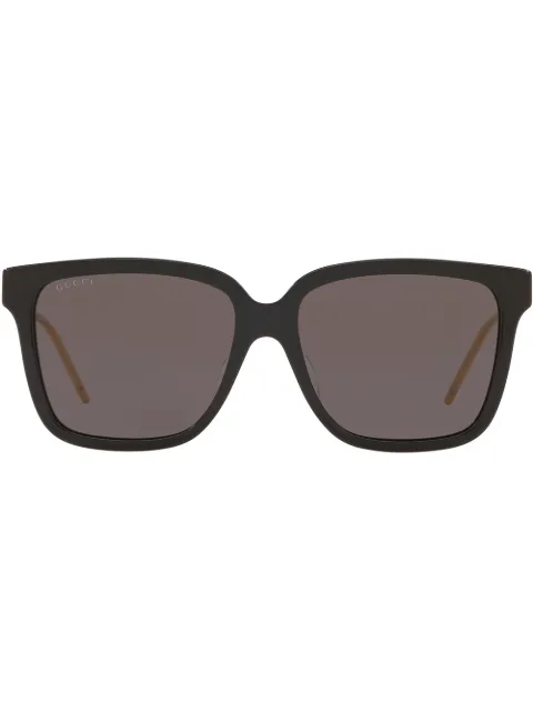Gucci Eyewear square-frame tinted sunglasses Black GG0599SA001