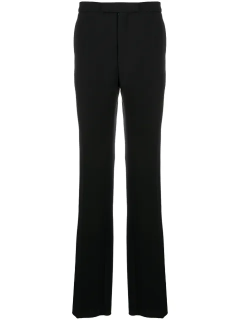 Raf Simons side bands tailored trousers Black 202338C