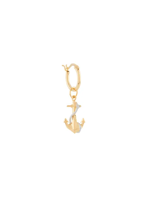 True Rocks anchor hoop earring Gold TRGOLDANCHORHOOPEARRING
