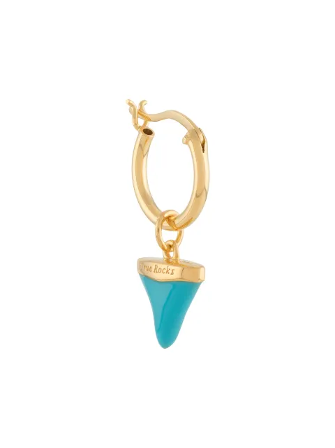 True Rocks single shark tooth hoop earring Gold TRGOLDSHARKTOOTHHOOPEARRING