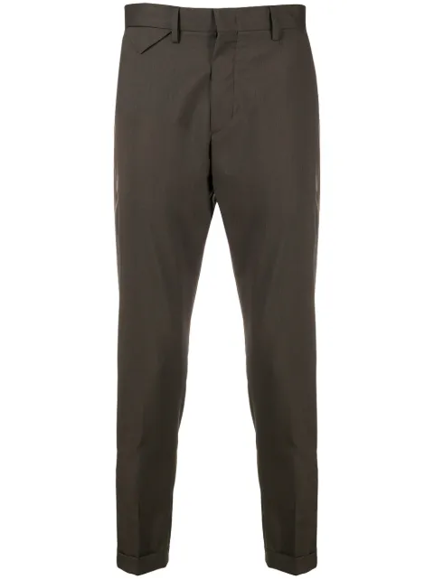 Low Brand tapered slim-fit trousers Brown L1PSS205141