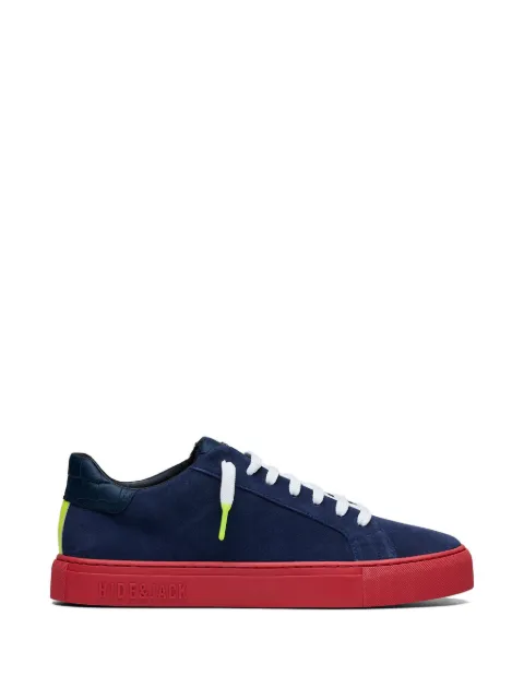 Hide&Jack Essence Oil lace-up sneakers Blue EOILLYBLRED