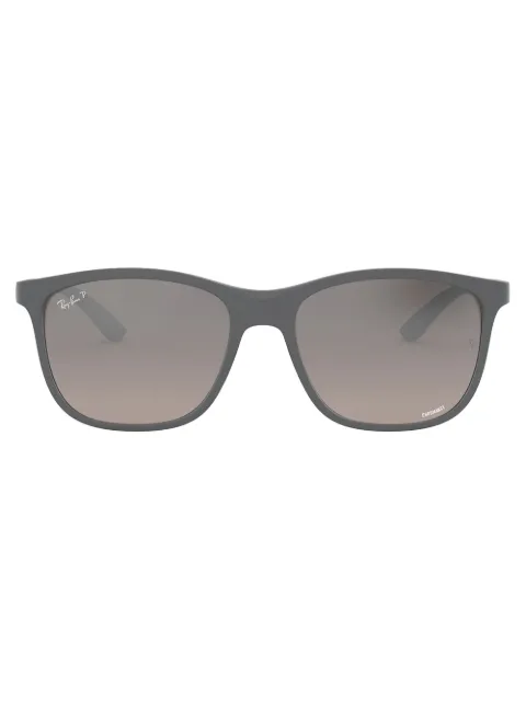 Ray-Ban Chromance square-frame sunglasses Grey RB4330CH