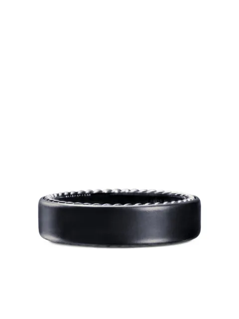 David Yurman Streamline band ring (6mm) Black R05996MTB