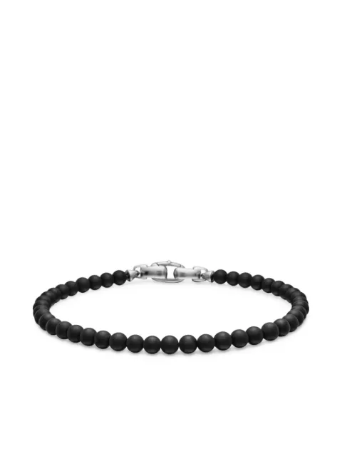 David Yurman sterling silver Spiritual Beads bracelet (4mm) Silver B25406MSSBBO