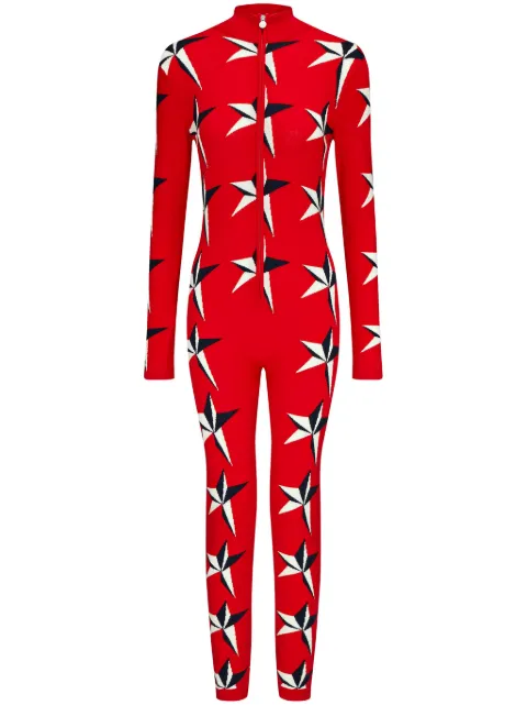 Perfect Moment Ski intarsia-knit jumper Red W30001001702