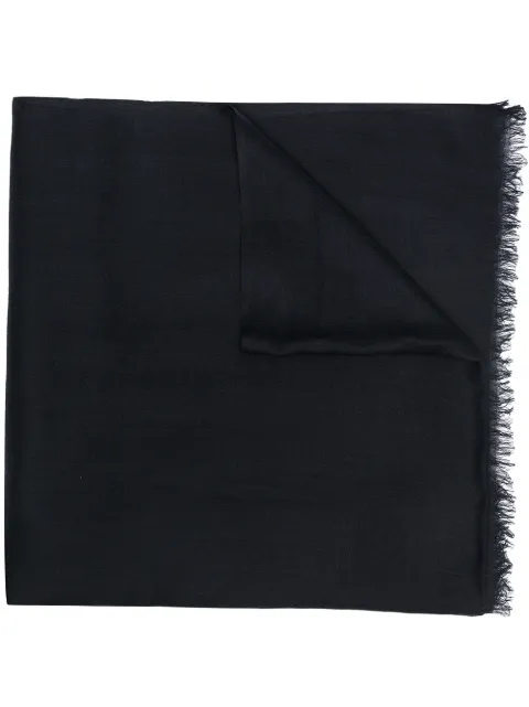 N.Peal Pashmina cashmere shawl Blue NPA000086A