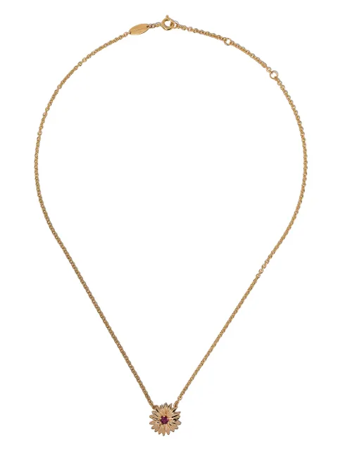 Aurelie Bidermann 18kt yellow gold rhodolite garnet bouquet pendant necklace Gold MARCO01GREYG