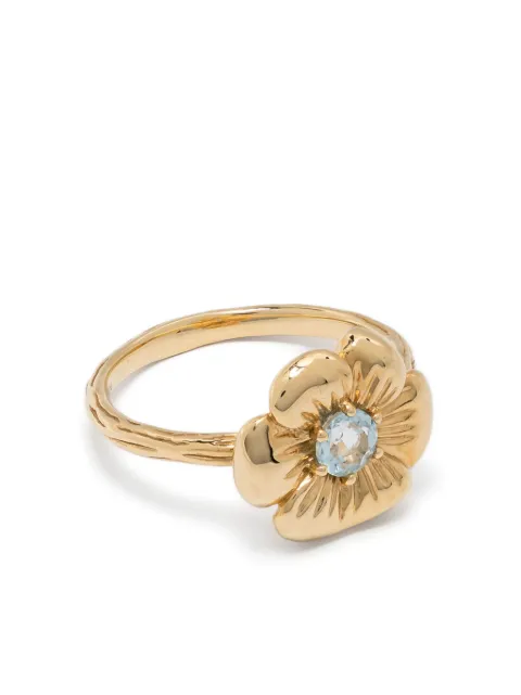 Aurelie Bidermann 18kt yellow gold topaz Bouquet ring Gold PENBA01GTOPYG