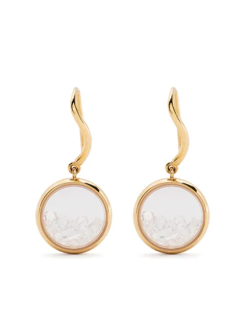 Aurelie Bidermann 18kt yellow gold diamond Chivor drop earrings Gold CHIBO01DIYG