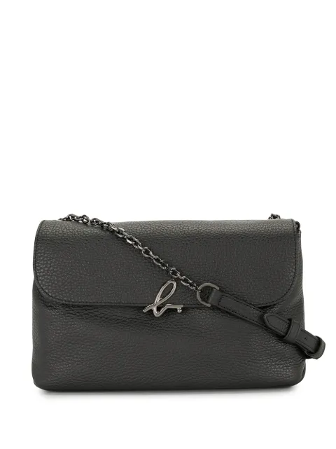 agnès b. logo plaque cross-body bag Black N809VLT1