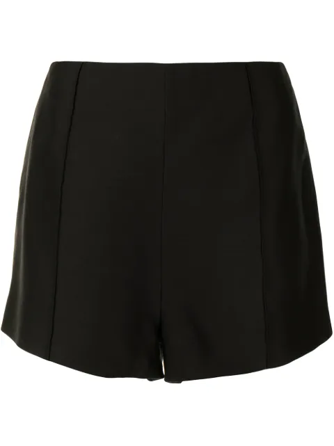 Macgraw Poet pleat-detail shorts Black LF007B
