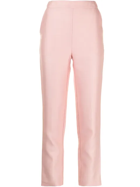 Macgraw Non Chalant silk-blend trousers Pink LF018P