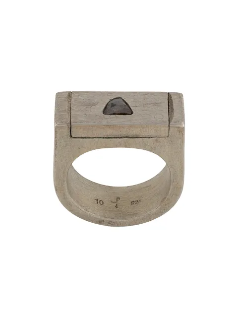 Parts of Four Plate 9mm ring Silver 161414MADIA