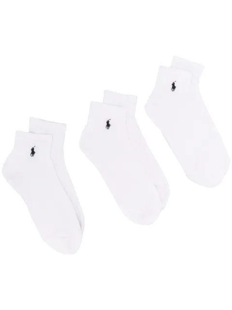 Polo Ralph Lauren pony motif socks White 449655220003