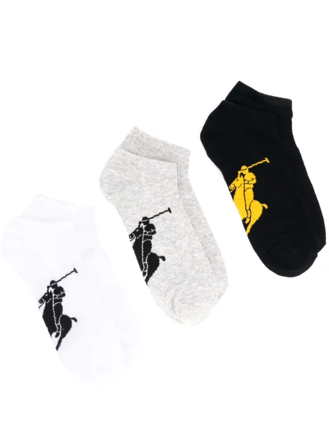 Polo Ralph Lauren Pony motif ankle socks White 449655205002