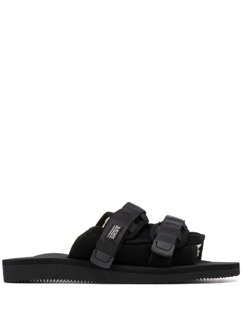 Suicoke Moto Mab touch-strap slides Black OG056MAB