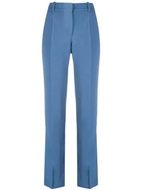 Emporio Armani high-waist slim trousers Blue 9NP08T92011