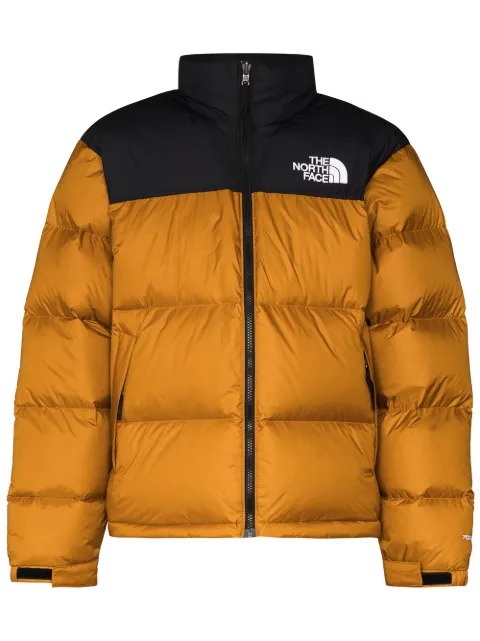 The North Face 1996 Retro zip-up puffer jacket Yellow NF0A3C8DVC71