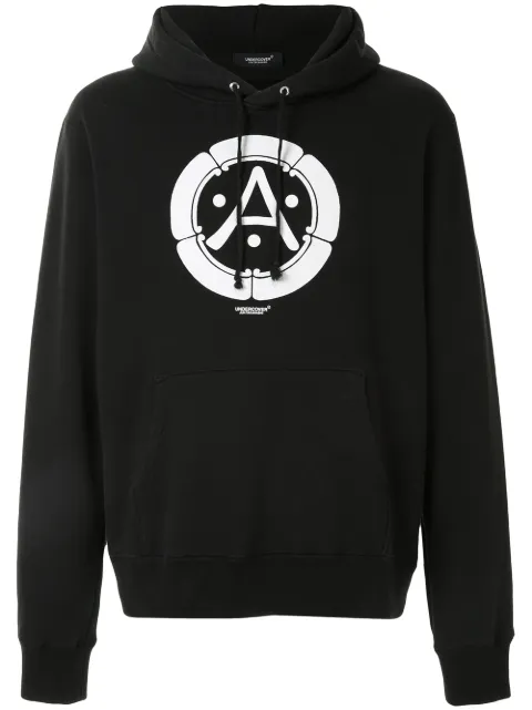 Undercover graphic print hoodie Black UCZ48932